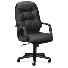 The Hon 2091SR11T Executive High-back Chair Leather Black