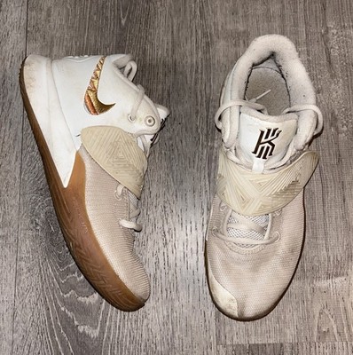 Nike Kyrie Irving Flytrap 3 EP 'White Metallic Gold' Men s Size 8.5 BQ3060-105