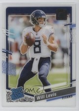 2023 Panini Clearly Donruss Rated Rookie Will Levis #94 ub2