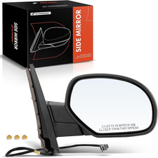 2007-2014 Silverado 1500 2500 3500 HD Power Heated Mirror  Compatible Replacement