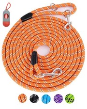 Long Dog Leash for Training 10FT/16FT/20FT/30FT/50FT/100FT, Reflective Tie Ou...