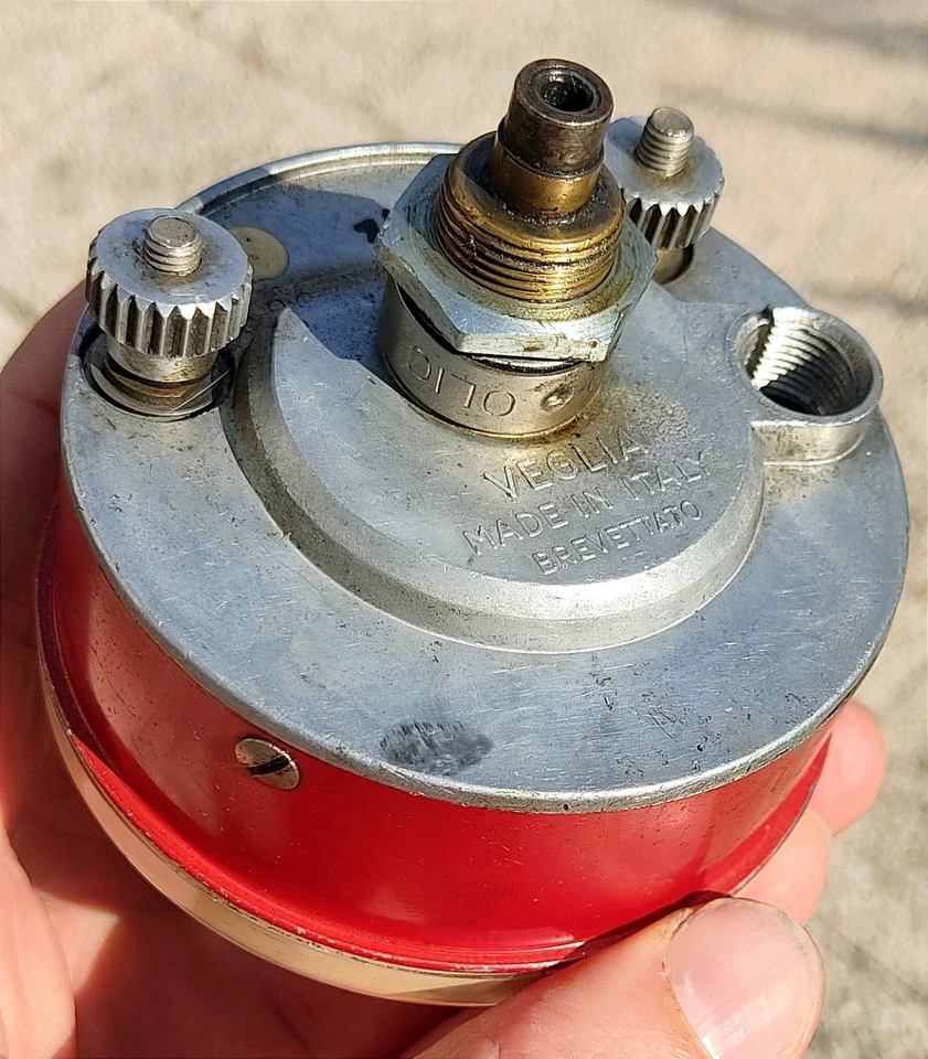 Rare Speedometer Veglia Lambretta Vespa 100 Km/H - Imagen 4 de 4