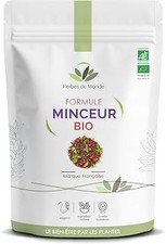 Tisane Minceur Bio Herbes du Monde Infusion Détox Drainante 50g Digestion