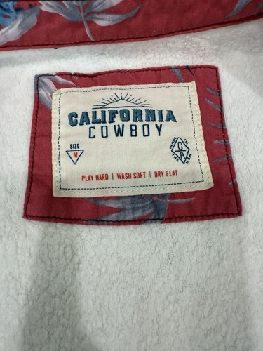 California Cowboy Hemd Herren Medium High Waters Paradiesvogel Suns of Red - Bild 7 von 14