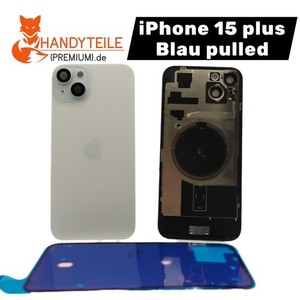 100 % Original Akkudeckel Für IPHONE  15  Plus  Blau  Backcover Deckel Grad B