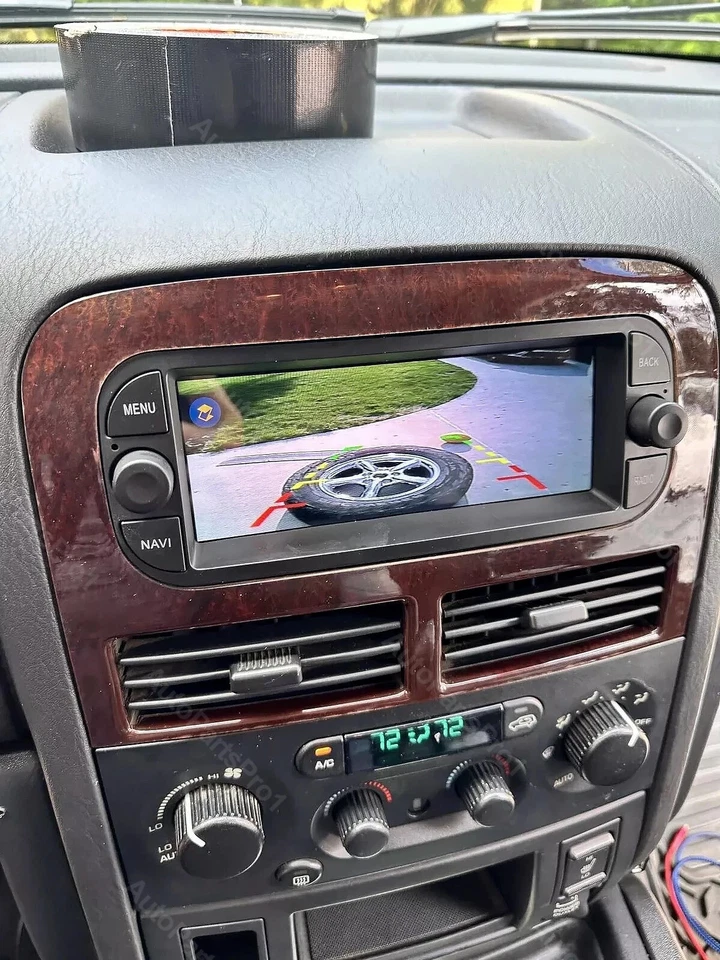 Radio estéreo de 6,8" 4+64 GB para Dodge Caravan Viper Chrysler Grand Voyager 2000-10 Foto 2 de 4