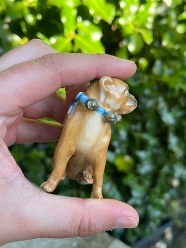 German Porcelain Antique Figure Model of a Pug Dog 19th Century Conta and Boehme - Picture 10 of 15