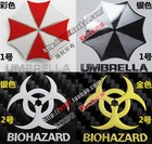Umbrella Resident Evil Metal Sticker For Laptop PC Tablet Computer Mobile