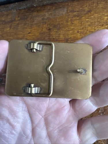 Vintage Borchardt & Lugers Parabellum Brass Belt Buckle. - Picture 5 of 7