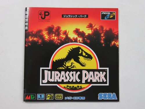JURASSIC PARK SEGA MEGA-CD NTSC-JAPAN (COMPLETE - VERY GOOD CONDITION) - Imagen 6 de 7