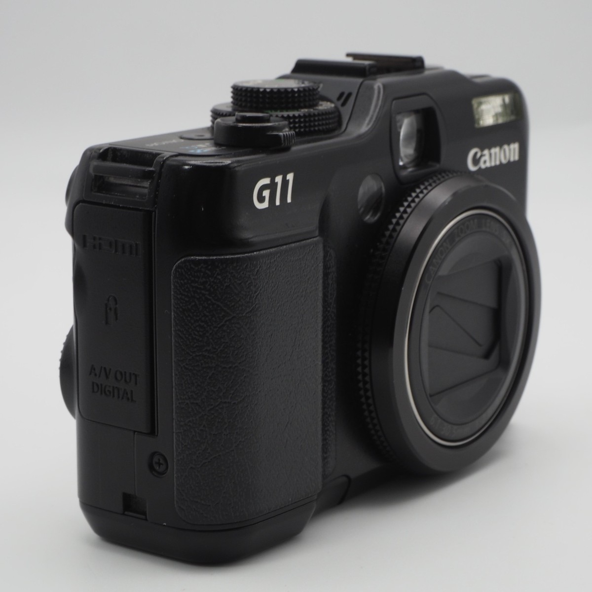 Canon PowerShot G11 10MP Digital Camera 5x Zoom Black Tested w