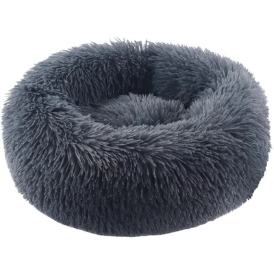 Hundebett Rund 40cm Flauschiges Kuschelbett aus Plüsch für kleine bis große H... - Bild 1 von 4