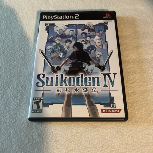 Suikoden IV PS2 (Sony PlayStation 2, 2005) CIB Complete Mint Tested Working
