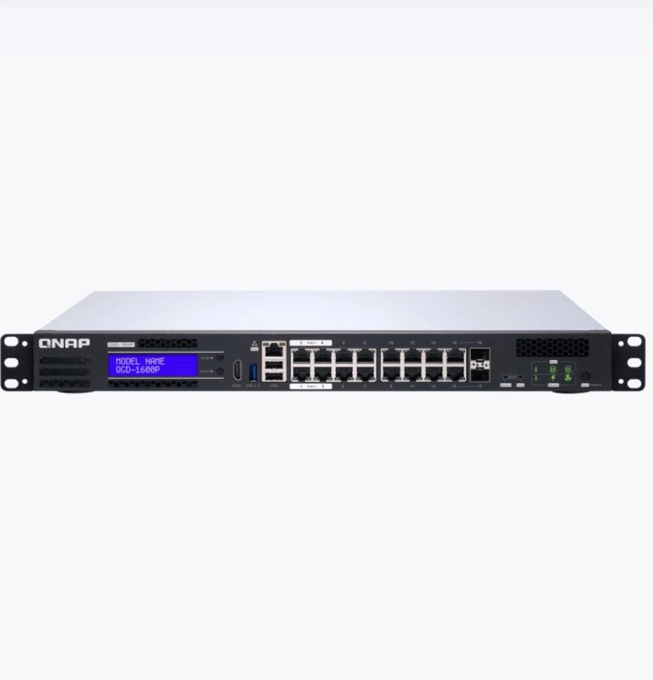 QNAP QGD-1600P-8G PoE-Edge-Switch + für Virtual Machines (VM) - Bild 3 von 3