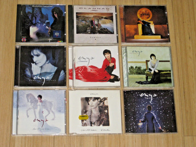 Enya Clannad 7 CD Album 2 CD Single Collection Lot Dark Sky Island Sirius Legend