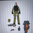 G.I. Joe Retaliation - G.I. Joe Trooper Figure  Halo INCLUDES ITEMS AS SHOWN