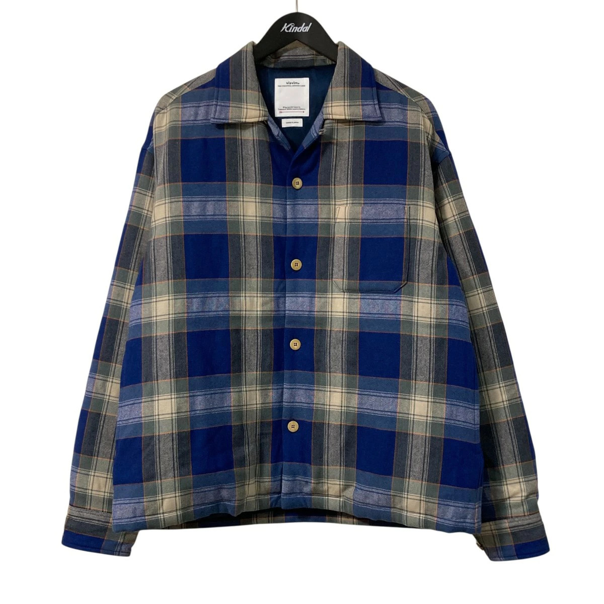 VISVIM KEESEY CHECK DOWN jacket down jacket 01252… - image 1