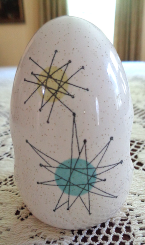 TOLLE FRANZISKANISCHE WARE ATOM "STARBURST" PFEFFERSTREUER - 1 LOCH mit STOPFEN - Bild 1 von 4