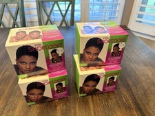 Lusters Pink Shortlooks Texturizer Curl Softener No Mix No-Lye 4 Kits Total NEW