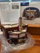 VIDEO New Cinema 56 Movie Theater Department Dept 56 Snow Village 54978