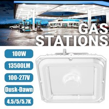 100W LED Canopy Gas Station Area Lighting Outdoor Garage Warehouse High Bay Lamp