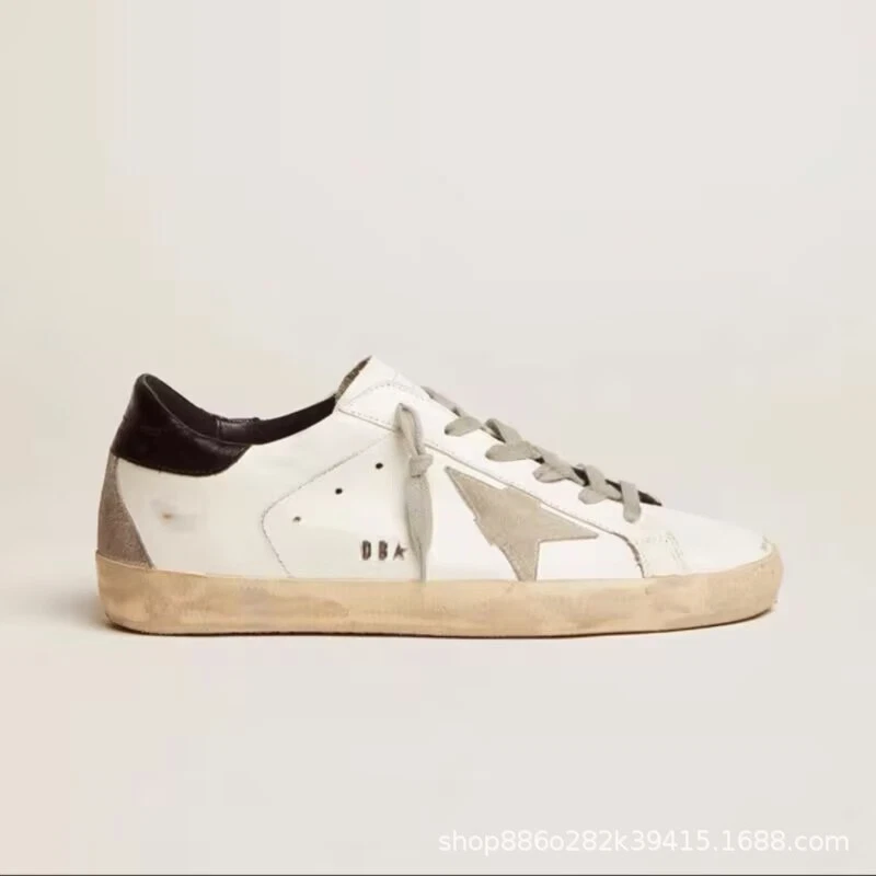 Sneakers stringate uomo donna primavera estate nuove pelle Ballstar casual traspiranti - Immagine 3 di 4