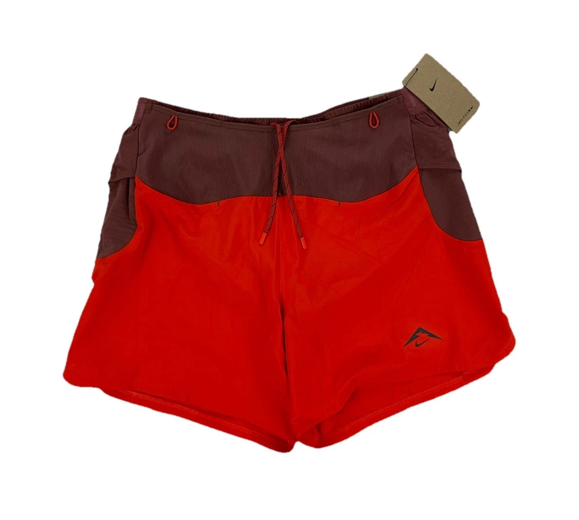 NEW Nike Trail Dri-Fit ADV Second Sunrise 5" Running Shorts Orange Mens S HJ3572