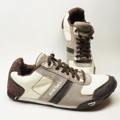 VGC! Diesel 93243 “Loop” Sneakers Mens Sz US 10 Brown Leather