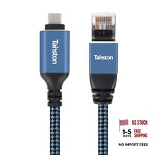USB C to Ethernet Cable, 30Ft Type C to RJ45 Cable,USB C to Gigabit 30 FT