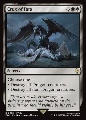 Crux of Fate 275 R Normal FIC MTG NM