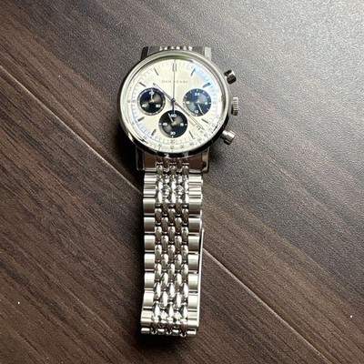 DAN HENRY Chronograph Watch Panda Dial Limited 1964pcs Serial Number From Japan