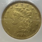 1835 Half Eagle $5 Gold Classic Head Very Fine Vf | Survival Pop = 850 Rare!
