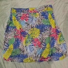 Emerald 18 Womens Golf Skort Black Pink Blue Club Print Athletic Skirt Med NWT — photo 5