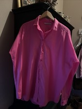 Bluse Pink Gr.40 Oversized Weit Baumwolle
