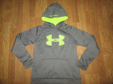 Boys UNDER ARMOUR STORM loose fit fleece lined hooded sweatshirt YLG L Lg
