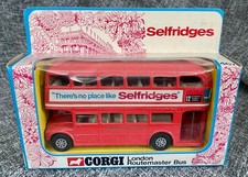 Corgi 467 London Transport Routemaster Bus “There's No Place Like Selfridges”VGC