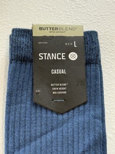 Calcetines informales Stance Butter Blend - Stoop Crew - GRANDES para hombre talla 9-13 nuevos con etiquetas - Imagen 3 de 9