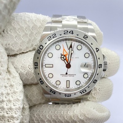 DIY 42mm Watch Components + Hands + Dial + Strap for 3285 Movement
