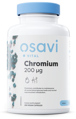 Chromium 200mcg - 250 vegane Kapseln
