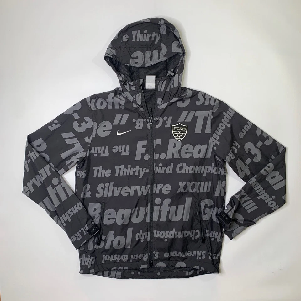 Chaqueta cortavientos Nike X Real Bristol FC para hombre M mediana estampada AOP FCRB Foto 2 de 4