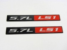 Chevy Camaro Z28 Ss Ls1 5.7l Engine Fender Emblem Badge Chevy Camaro Z28 Ss Ls1 5.7l Engine Fender Emblem Badge