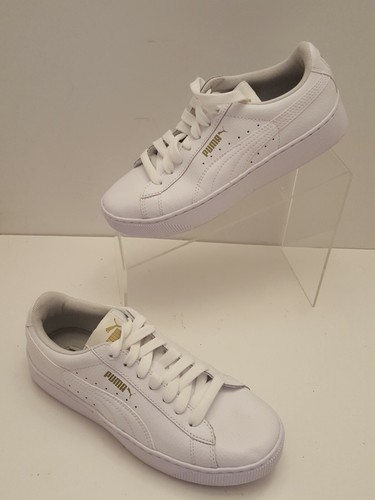 Vikky Stacked White Sneakers Size 