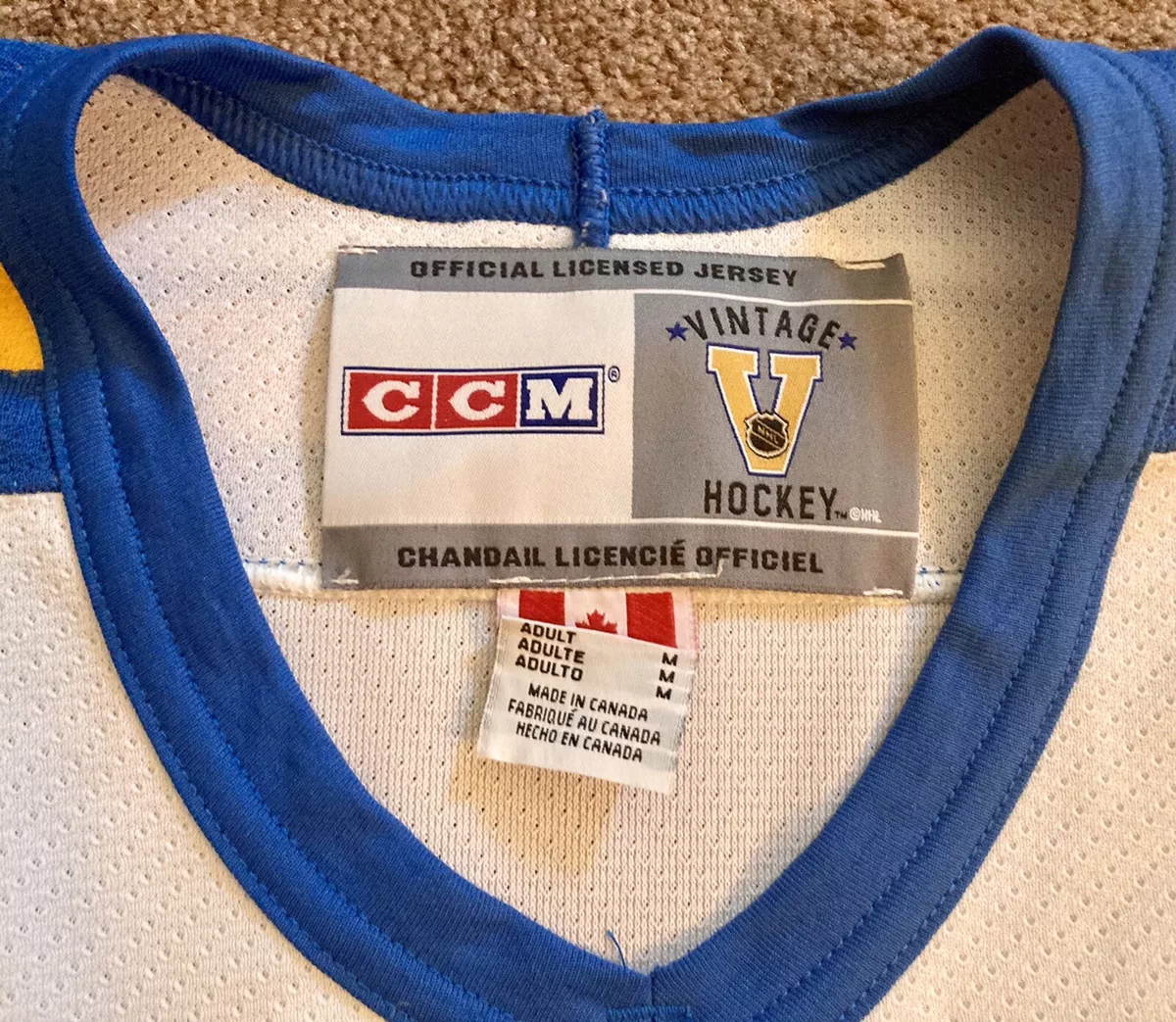 RARE Ltd Edition Official Licensed Jersey Vintage Hockey CCM St. Louis  Blues MED