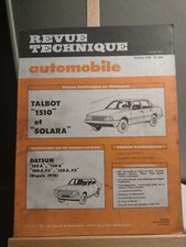 Revue technique Talbot SOLARA