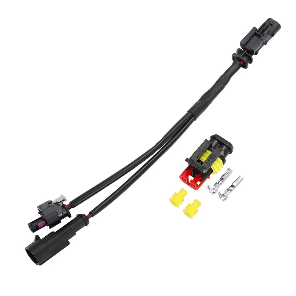 For BMW Y- Adapter 12V Outlet S1000 XR RR R1200 R1250 1300 GS RT R ST M F800 900 - Image 2 of 4