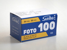FRESH Svema FOTO-100 135/35mm 36exp. ISO 100 B W Camera Negative Film