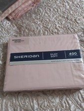 Sheridan 400Tc Tailored Duvet Cover 140x200 Cotton Sateen Peony Rrp £100