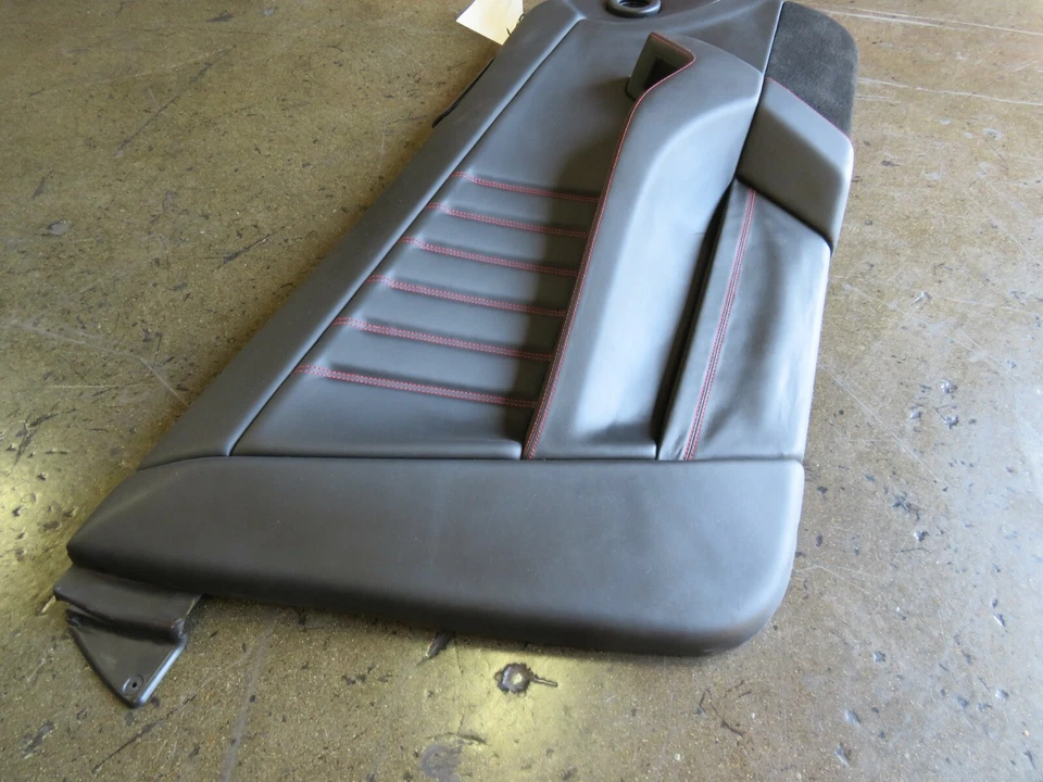 Ferrari 612 Scaglietti, LH, Left, Front Door Trim Panel, Blk/Red Stitch, Used - Image 3 of 4