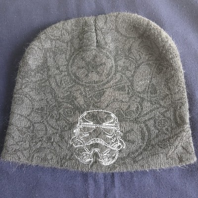 Star Wars Kids Beanie Charcoal Gray One Size Disney Storm