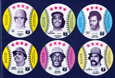 1976 Discs l LOT OF6 Includes Rose Candelaria May R Jackson Blue Hrabosky   ENN